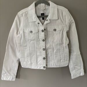 GAP Kids White Jean Jacket